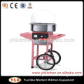 Stainless Steel Electric Cotton Candy Machine with Trolly
